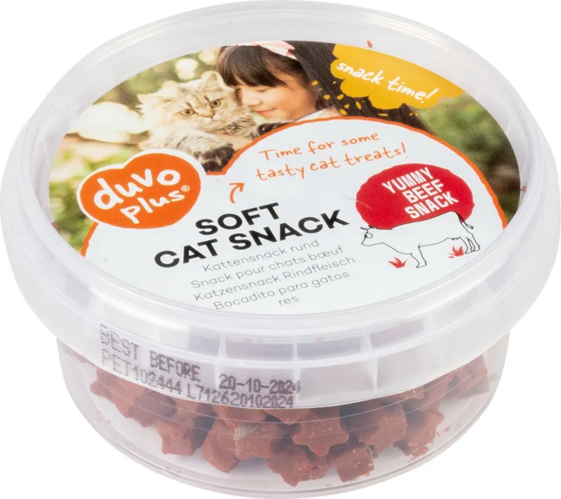 Duvoplus - Kattensnack - Kat - Zachte Kattensnack Rund 100g - 1st de Duvo+ – photo produit