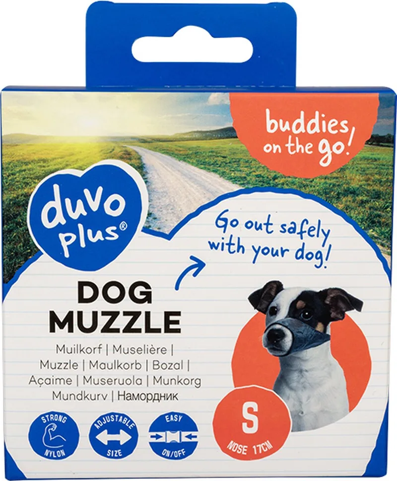 Duvoplus - Muilkorf - Hond - Muilband Nylon 43-64cm - 1st by Duvo+ in <> – product photo