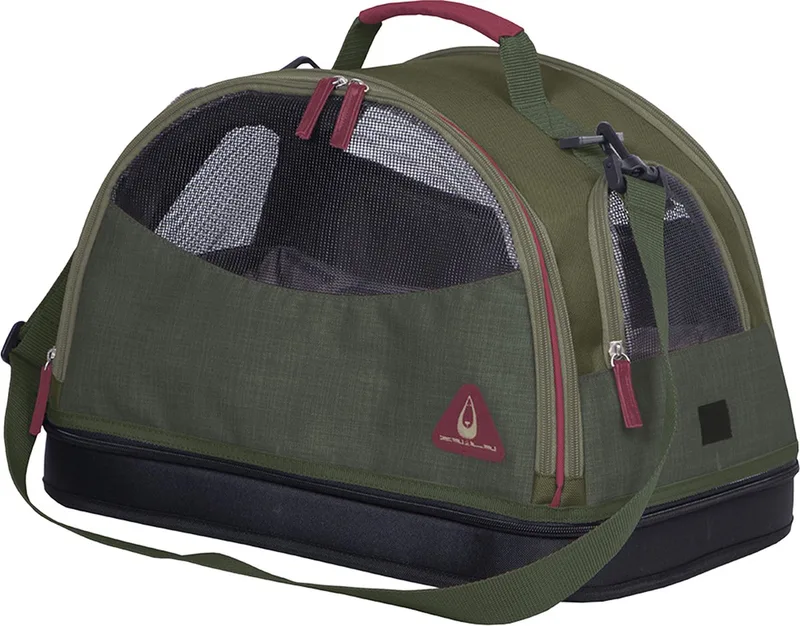 Duvoplus - Reisbench - Hond - Paris Travel Bag 3in1 44x31x31cm - 1st fra Duvo+ i Grøn – produktbillede