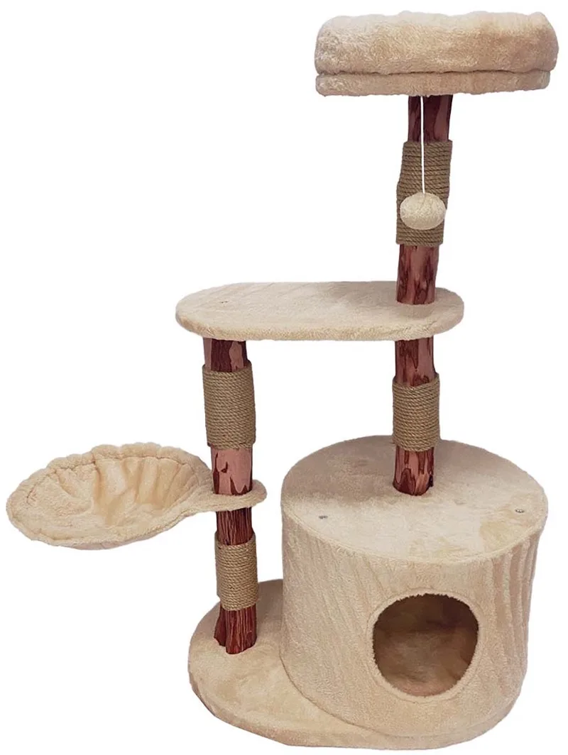 duvoplus relax! krabpaal Nuno 60x40x100cm beige by Duvo+ in 4 – product photo
