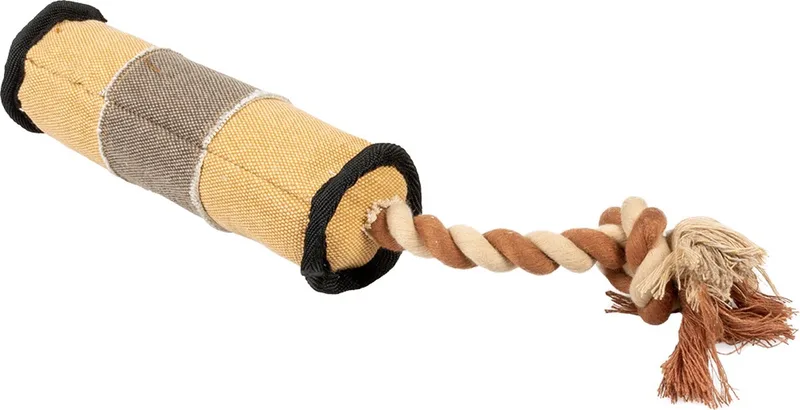 Duvoplus - Speelgoed Voor Dieren - Hond - Canvas Bijtrol 5,5x5,5x40cm - 1st by Duvo+ in Multicolour – product photo