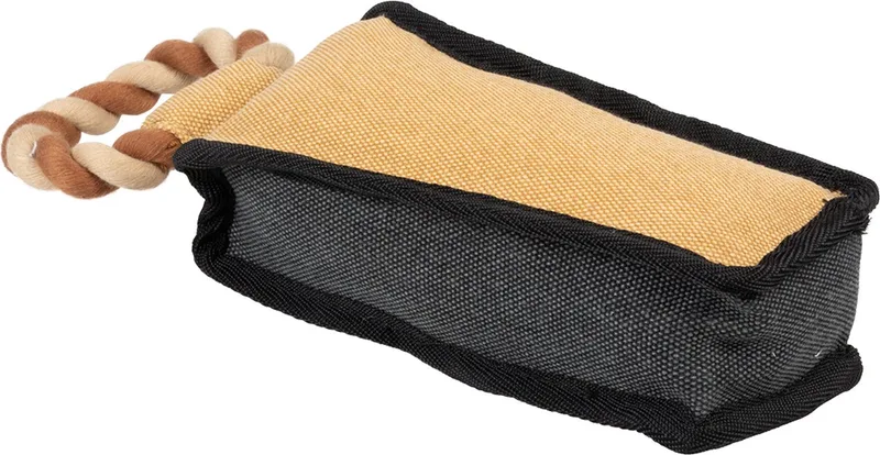 Duvoplus - Speelgoed Voor Dieren - Hond - Canvas Dumbbell 8x8x20cm - 1st by Duvo+ in Multicolour – product photo