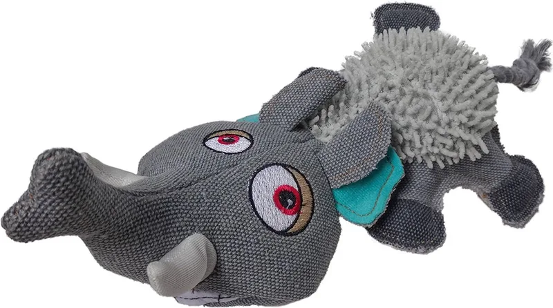 Duvoplus - Speelgoed Voor Dieren - Hond - Canvas Olifant 26x17x11cm - 1st by Duvo+ in Gemengde Kleuren – product photo