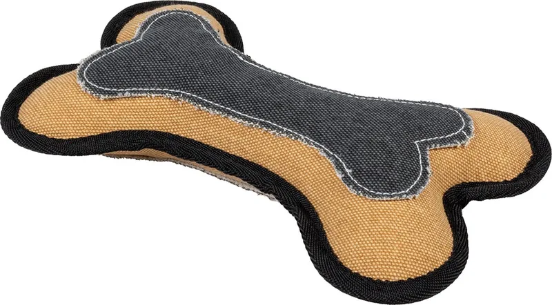 Duvoplus - Speelgoed Voor Dieren - Hond - Canvas Plat Been 15x25x5cm - 1st by Duvo+ in Multicolour – product photo