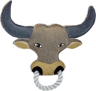 Duvoplus - Speelgoed Voor Dieren - Hond - Canvas Stier 26x27cm - 1st by Duvo+ in <> – product photo 1 of 2