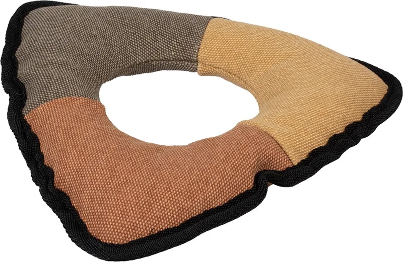 Duvoplus - Speelgoed Voor Dieren - Hond - Canvas Triangel 22x22x3cm - 1st fra Duvo+ i Flerfarvet – produktbillede