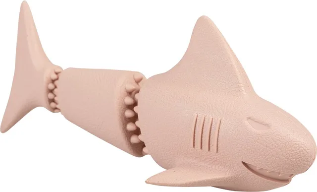 Duvoplus - Speelgoed Voor Dieren - Hond - Eco Rubber Haai Snackdispenser 18x7,6x7,5cm - 1st
