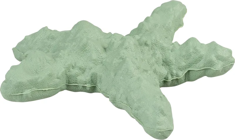 Duvoplus - Speelgoed Voor Dieren - Hond - Eco Rubber Zeester 15,2x15x4,8cm - 1st de Duvo+ en Vert – photo produit