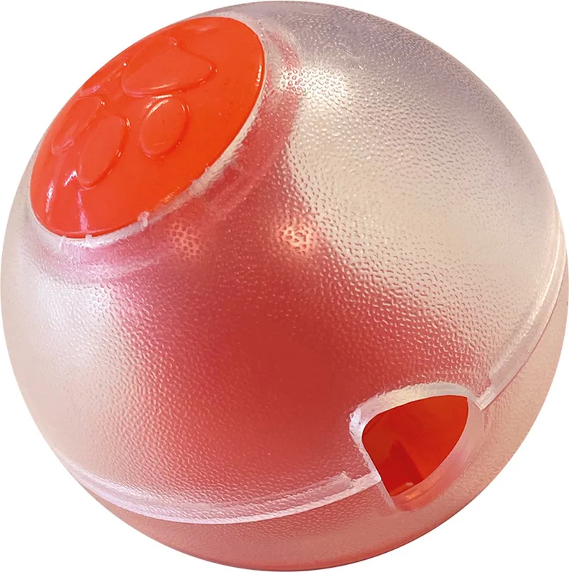 Duvoplus - Speelgoed Voor Dieren - Hond - Giggle Snack Ball 7,5x7,5x7,5cm - 1st de Duvo+ en Orange – photo produit