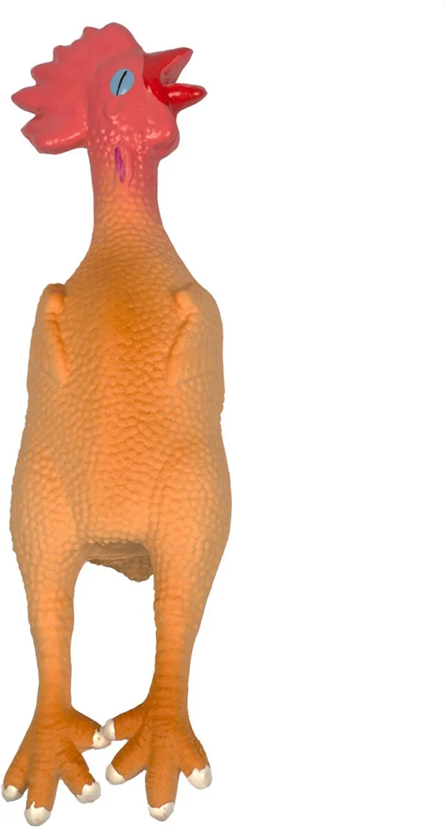 Duvoplus - Speelgoed Voor Dieren - Hond - Latex Piepende Kip 26cm - 1st by Duvo+ in Multicolour – product photo