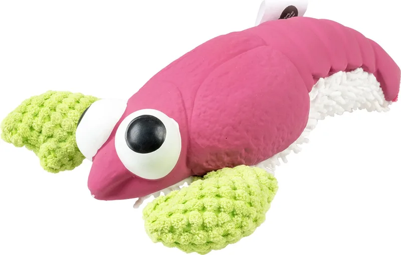 Duvoplus - Speelgoed Voor Dieren - Hond - Pluche & Latex Kreeft 24x18,5x6,5cm - 1st by Duvo+ in Purple, Green – product photo