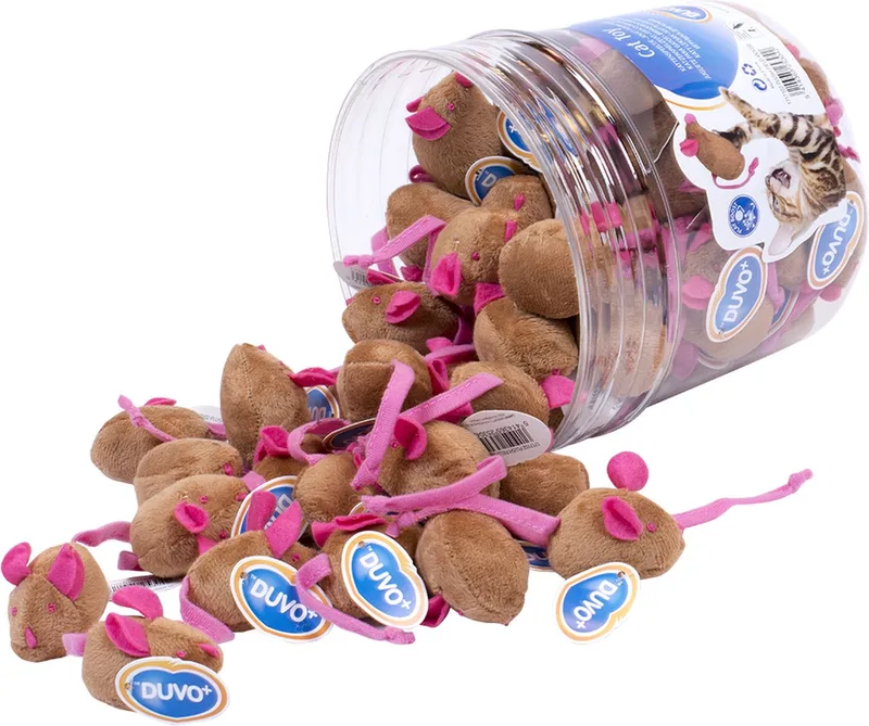 Duvoplus - Speelgoed Voor Dieren - Kat - Pluche Veldmuis - per stuk by Duvo+ in <> – product photo