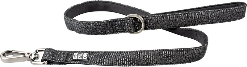 Duvoplus - Uitlaatriem Voor Dieren - Hond - City Ny Leiband Nylon Reflecting S-m 120cm/15mm - 1st de Duvo+ en Noir – photo produit