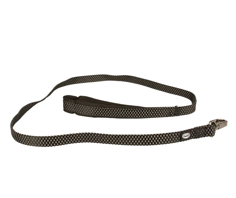 Duvoplus - Uitlaatriem Voor Dieren - Hond - Explor East Leiband Nylon S-m 120cm/15mm - 1st de Duvo+ en Noir – photo produit