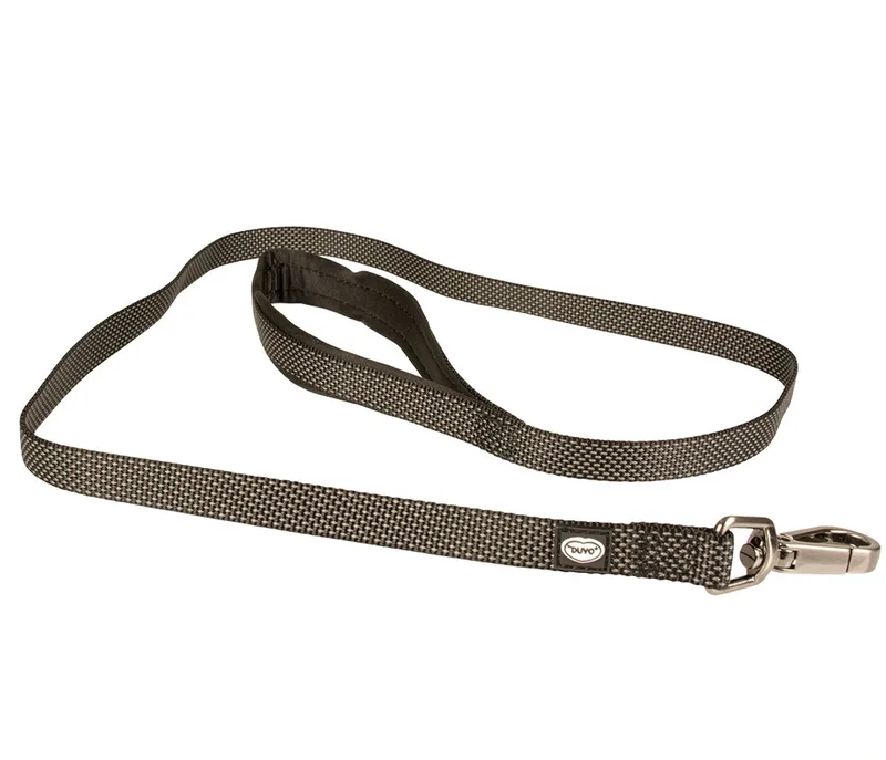 Duvoplus - Uitlaatriem Voor Dieren - Hond - Explor North Leiband Nylon Xl 100cm/25mm - 1st de Duvo+ en Noir – photo produit