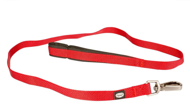 Duvoplus - Uitlaatriem Voor Dieren - Hond - Explor North Leiband Nylon S-m 120cm/15mm - 1st de Duvo+ en Rouge – photo produit