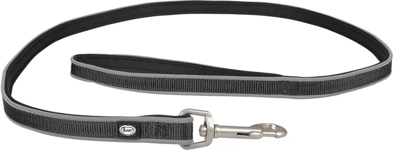 Duvoplus - Uitlaatriem Voor Dieren - Hond - Explor West Leiband Nylon S-m 120cm/15mm - 1st von Duvo+ in Schwarz – Produktfoto