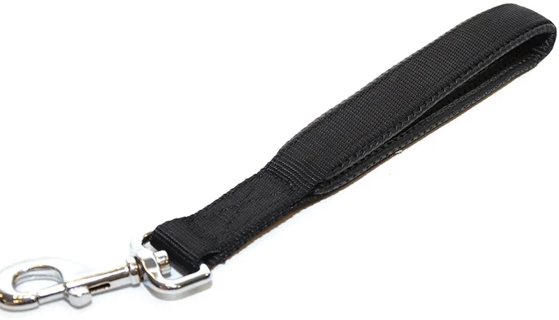 Duvoplus - Uitlaatriem Voor Dieren - Hond - Korte Leiband Nylon 30cm/25mm - 1st by Duvo+ in Black – product photo