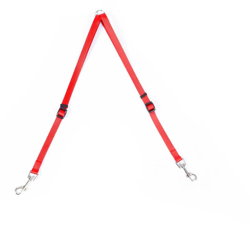 Duvoplus - Uitlaatriem Voor Dieren - Hond - Nylon Koppelstuk 40-70cm/15mm - 1st de Duvo+ en Rouge – photo produit