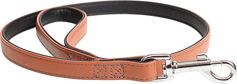 Duvoplus - Uitlaatriem Voor Dieren - Hond - Popular Leder Leiband 100cm/18mm - 1st von Duvo+ in Cognac – Produktfoto