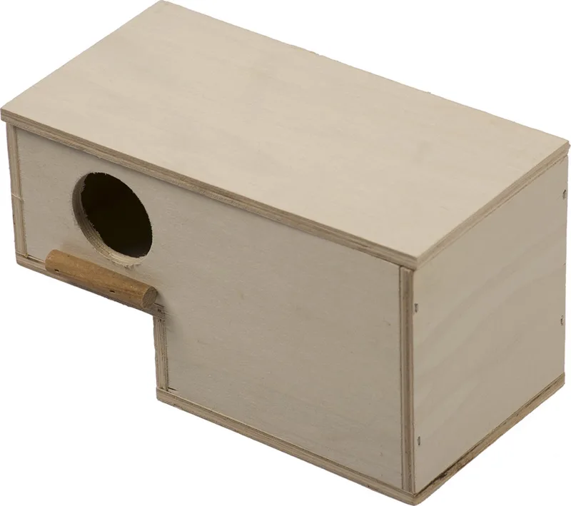 Duvoplus - Vogelhuisje - Vogel - Nestkast Gouldalmandine 20x10x11cm - 1st de Duvo+ en <> – photo produit