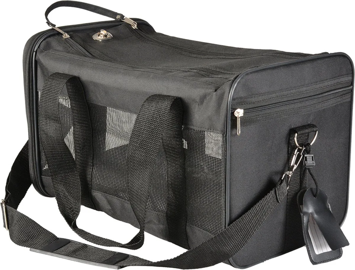Ebi Nylontas M - Hondendraagtas - 50x27x29 cm 1.3 kg de Duvo+ en Noir – photo produit