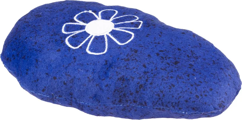 ECO Blossom Trappelkussen & Catnip - 20x11,5x5cm von Duvo+ in Blau – Produktfoto