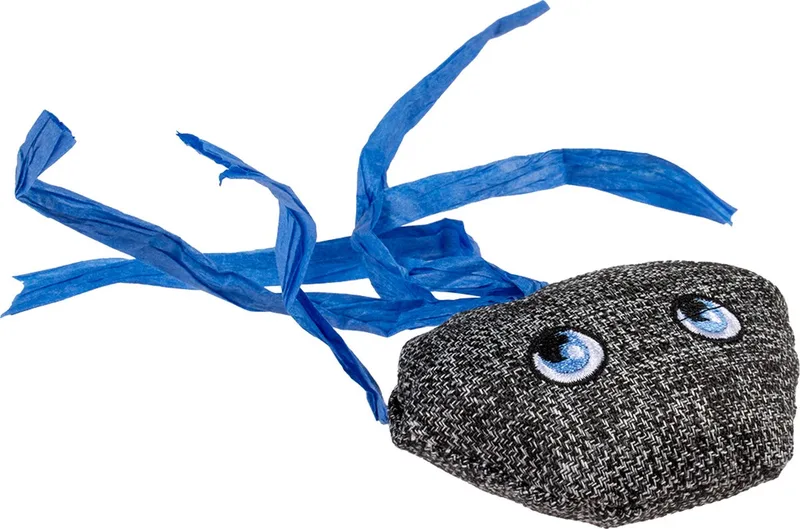 Eco Navy Kwal & Catnip - Kattenkruid - Kattenspeelgoed - 8,5x15,5x2,5cm de Duvo+ en Bleu – photo produit
