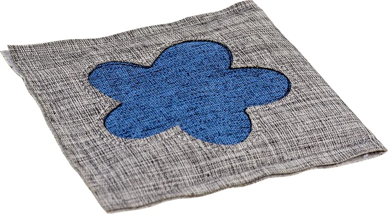 Eco Navy Vierkant & Catnip - Kattenkruid - Kattenspeelgoed - 8x8x1cm by Duvo+ in Blue – product photo