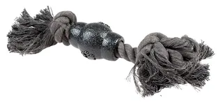 Eco Touw met 2 Knopen & Rubber Kegel, Zwart von Duvo+ – Produktfoto 2 von 2