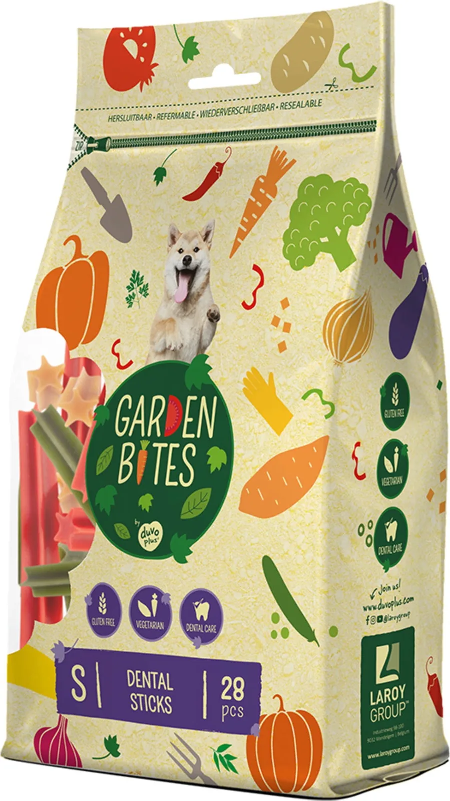 Garden Bites dental sticks S - 13 cm - 28 Stück de Duvo+ – photo produit