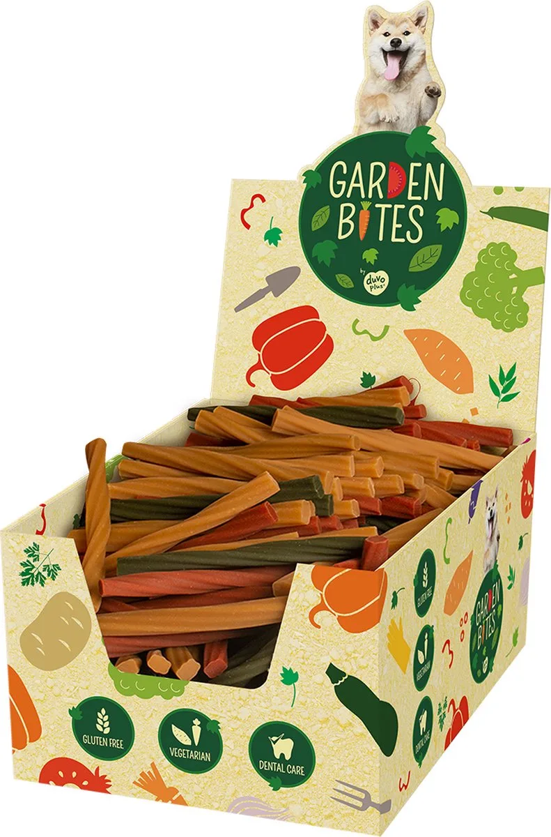 Garden bites dental twisters voordeelverpakking : S 270 stuks från Duvo+ – produktbild