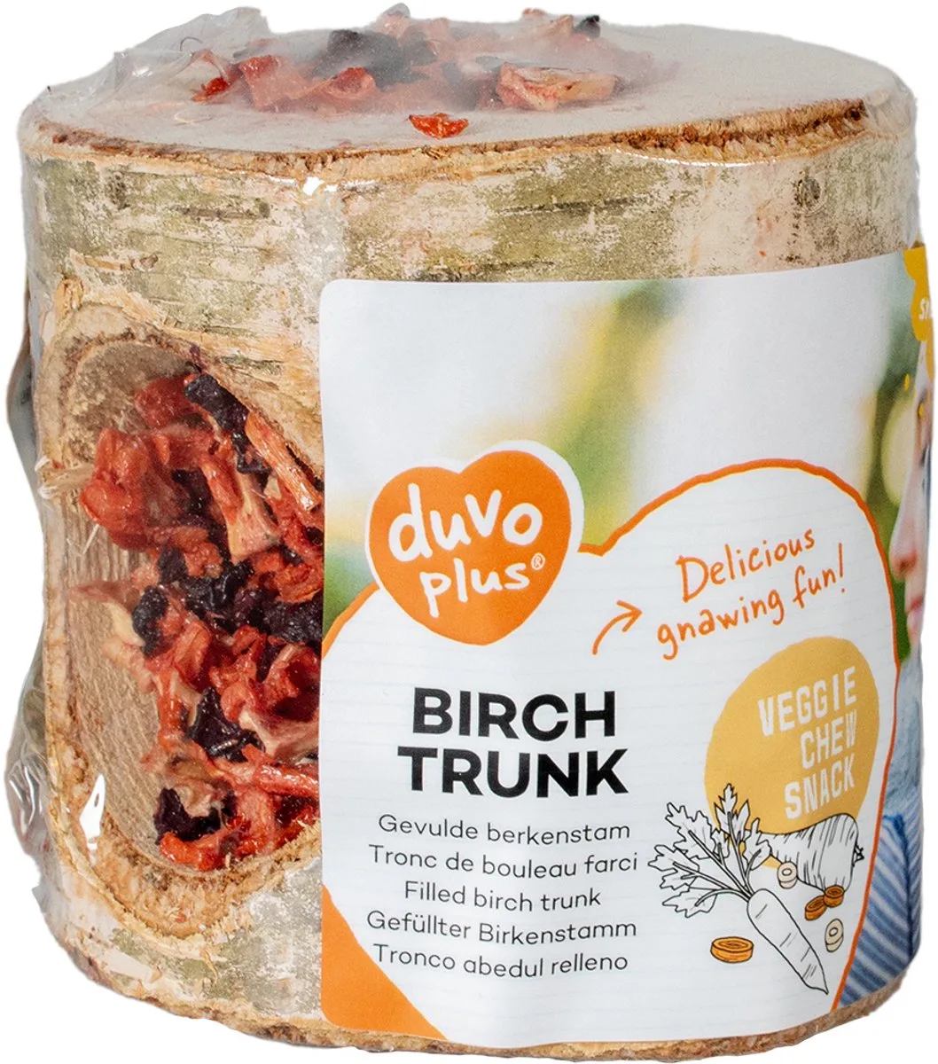 Gevulde berkenstam +/- 180 Gram de Duvo+ – photo produit