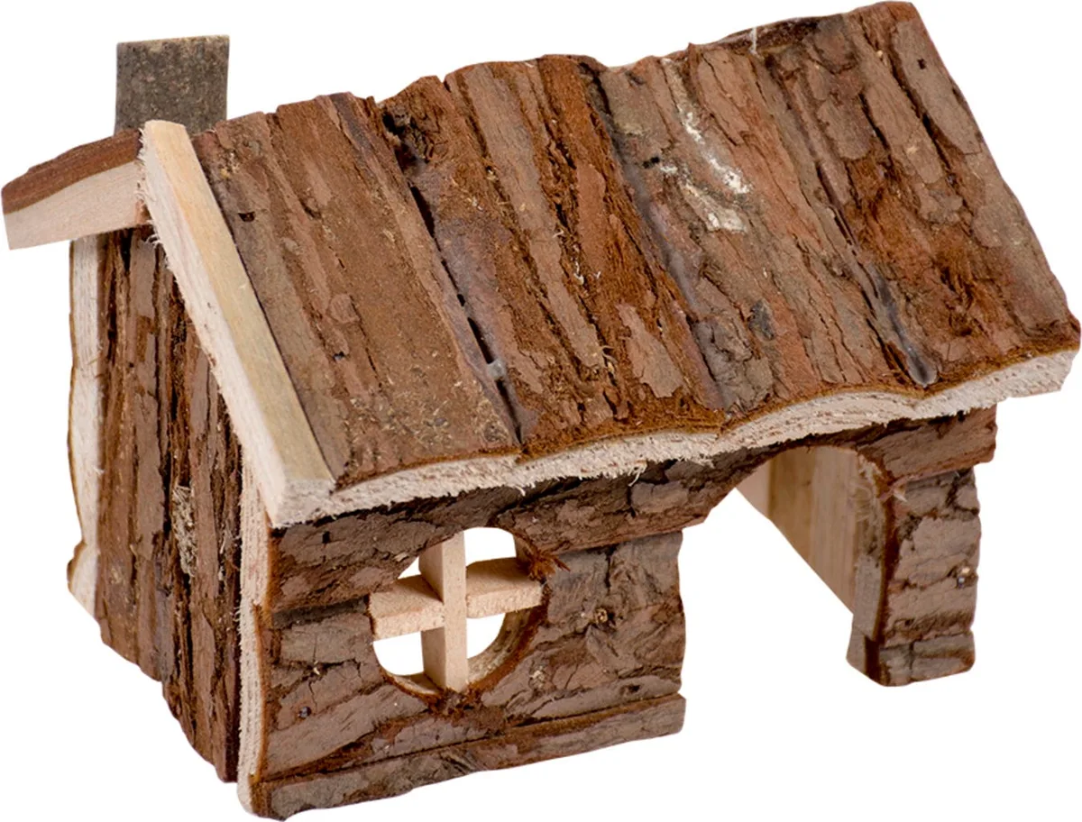 Holzlodge aus Rinde - 1 Stk de Duvo+ – photo produit