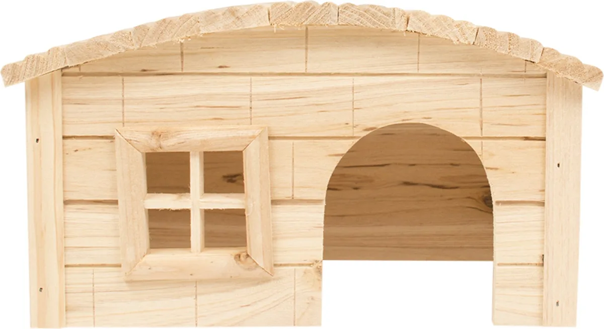 Holzlodge mit gewöltem Dach - M von Duvo+ – Produktfoto