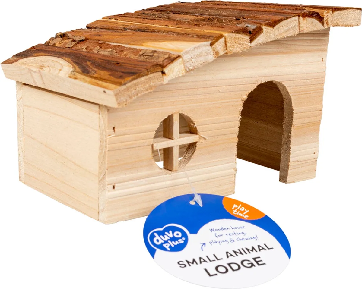 Holzlodge mit Schrägdach - L de Duvo+ – photo produit