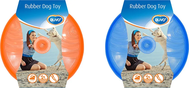 Hond Flash Frisbee 20cm by Duvo+ in Orange, Blue – product photo