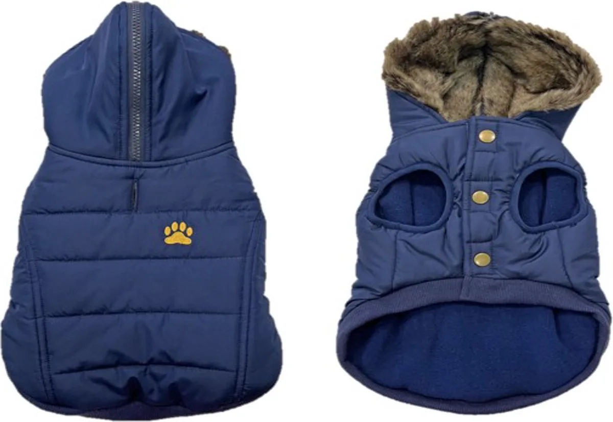 Hondenjas Puffer XL - 70CM de Duvo+ en Bleu – photo produit