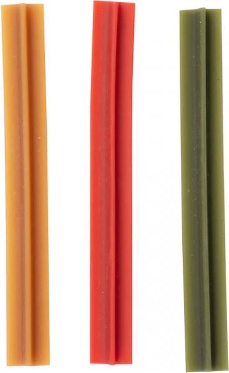 hondensnack Garden bites dental sticks large zakje Gemengde kleuren 16cm - pouch - 420g by Duvo+ – product photo