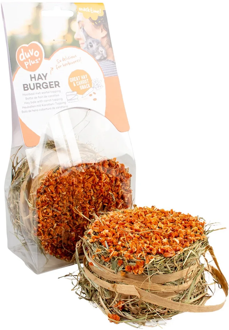 Hooi burger 75 Gram Wortel topping von Duvo+ – Produktfoto