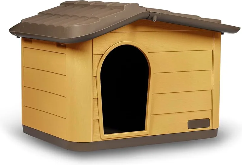 Huisdierhuis - Hondenhok - 51x38x35cm de Duvo+ en Honing bruin – photo produit