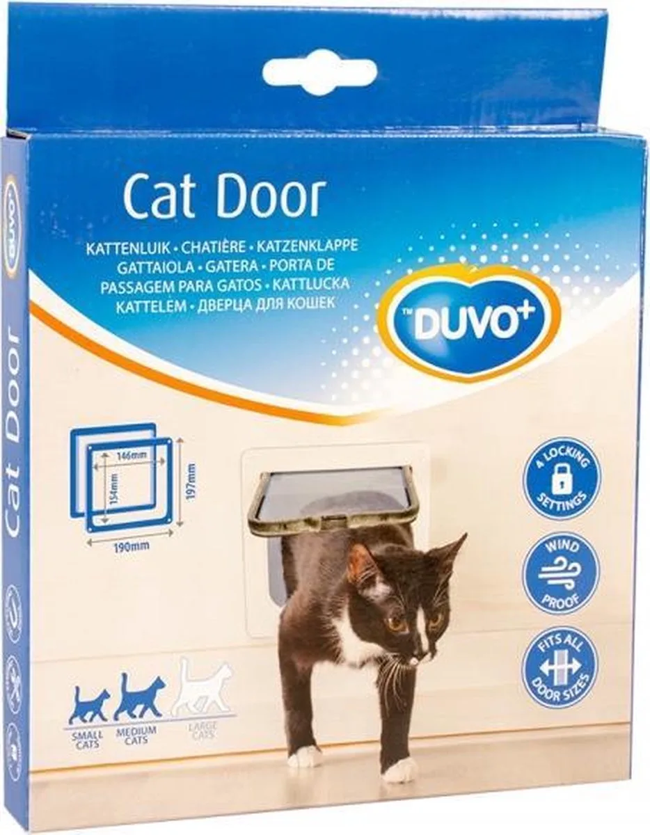 KATTENLUIK + TUNNEL van Duvo+ in Wit – productfoto