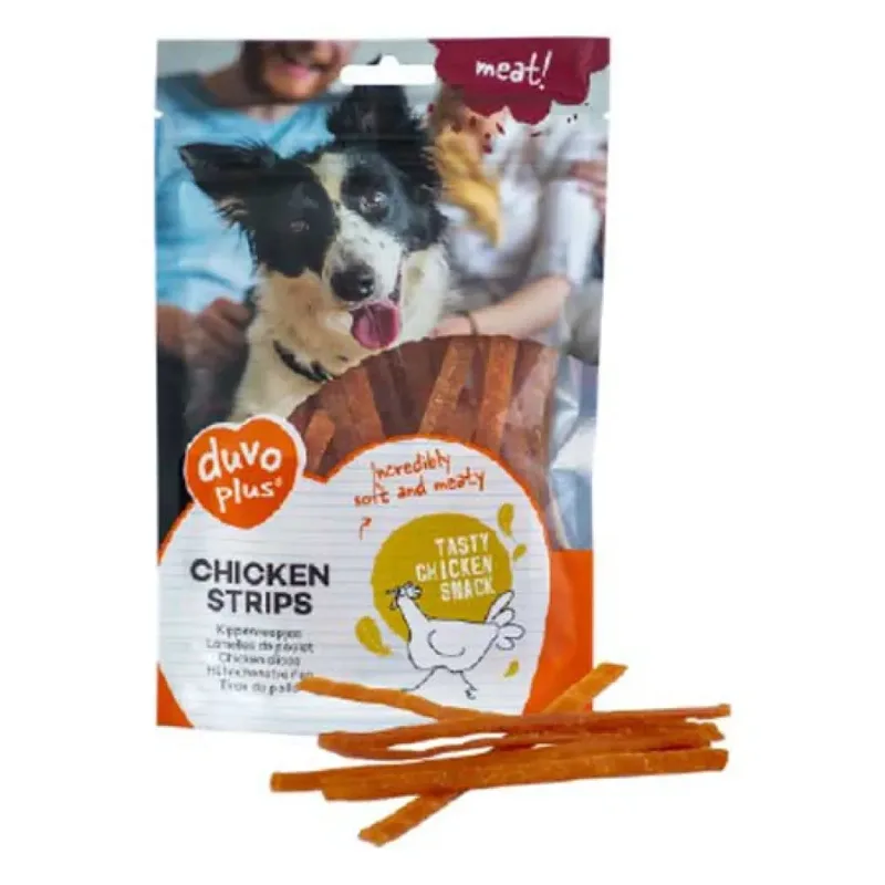 Kippenreepjes Hondensnack 80g de Duvo+ – photo produit