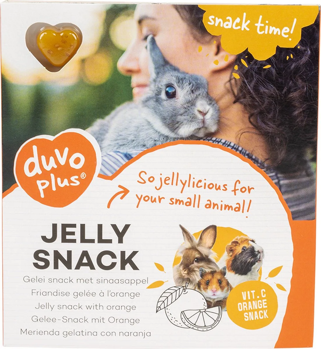 Knaagdierenvoer - Knaagdier - Gelei Snack Sinaasappel 12st - 1,2g - 12st de Duvo+ – photo produit
