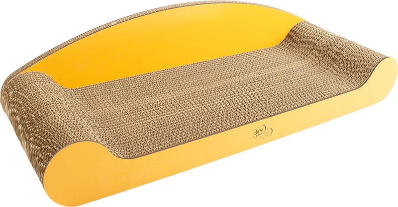 Krabplank Lolo lounger by Duvo+ in Yellow – product photo