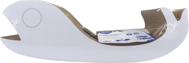 + - Krabplank willy whale Wit 48x26x15cm by Duvo+ in Bruin – wit – product photo