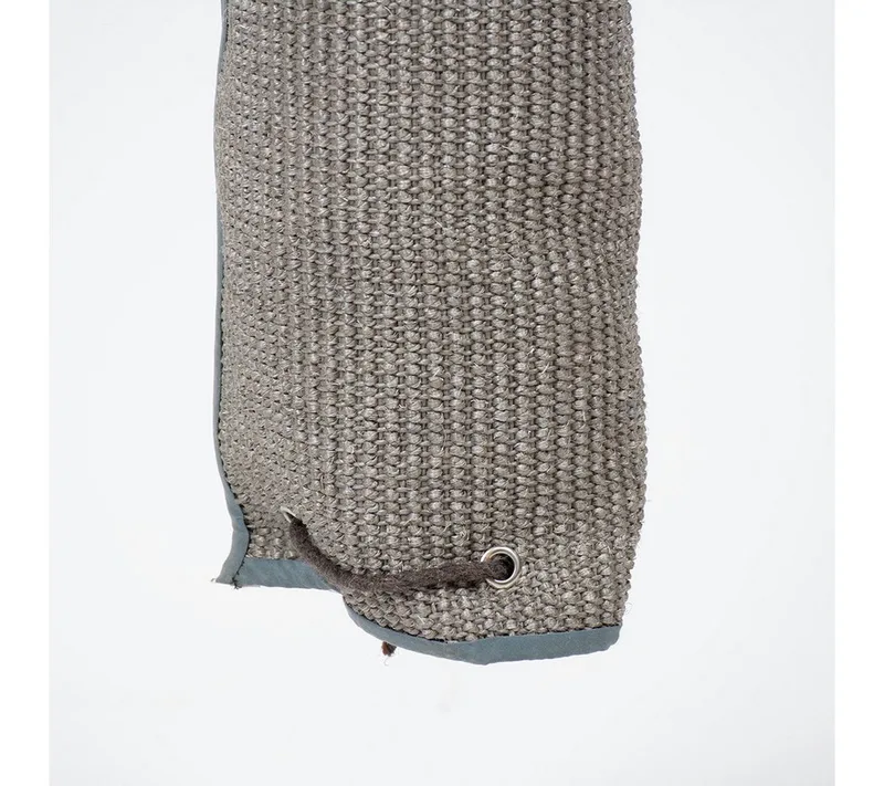 Krabzak XL - Hangende Krabpaal voor Katten - Sisal met Pluche Kussen - Plafondbevestiging - 180x16cm de Duvo+ en Gris – photo produit 2 sur 4