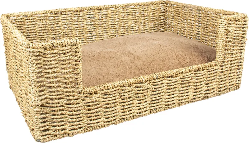 Laguna zeegras mand & kussen S 46 x 30 cm - Kat by Duvo+ in <> – product photo