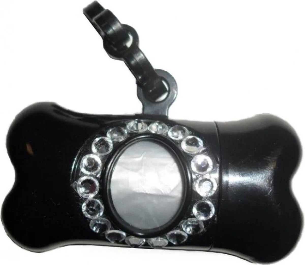 Poepzakjes Dispenser Beentje Mini Chic de Duvo+ en Noir – photo produit