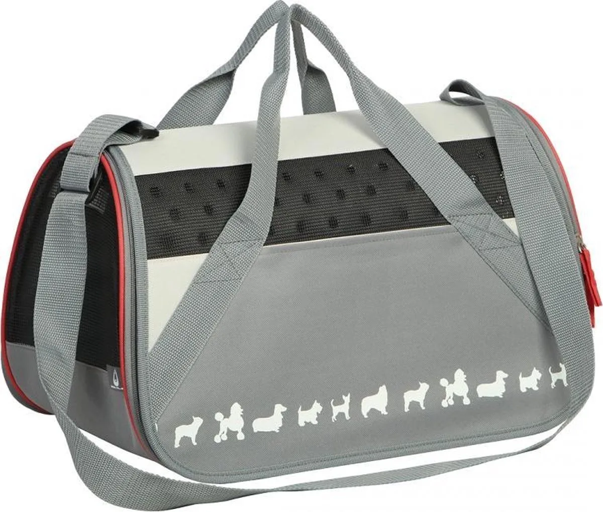 Promenade Amsterdam Hondentas Gym 42x24x26cm by Duvo+ in Grey – product photo